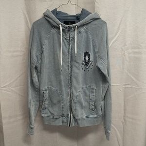 Buffalo Vintage Style Denim Hoodie